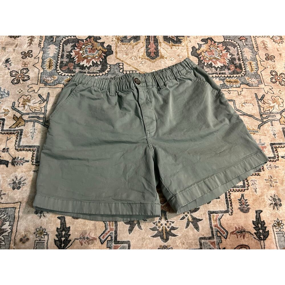 Chubbies Green Flat Front Men Shorts